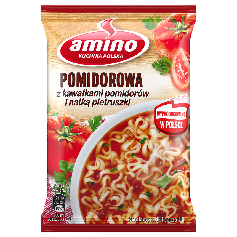 Amino Nudle Pomidorowa 61g